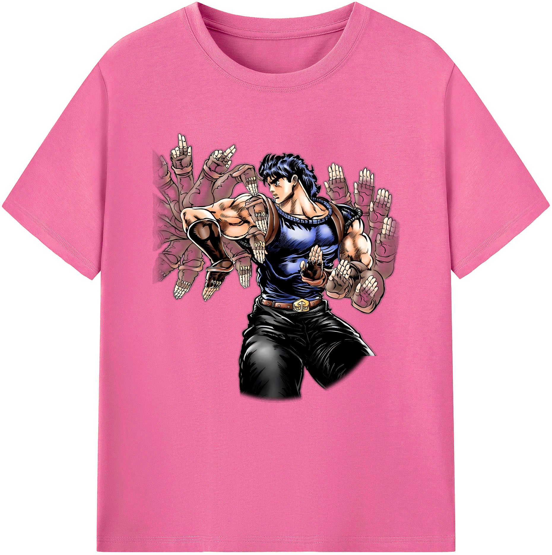 （画像用） ジョジョの奇妙な冒険 /ジョナサン?ジョースター JoJo's Bizarre Adventure Jonathan Joestar レディースカジュアルプリントTシャツ（綿100％）